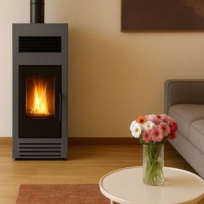 Estufa de pellets Mytherm Angela TA 14 PRO gris, 14 kW - Comparaci&oacute;n de Producto
