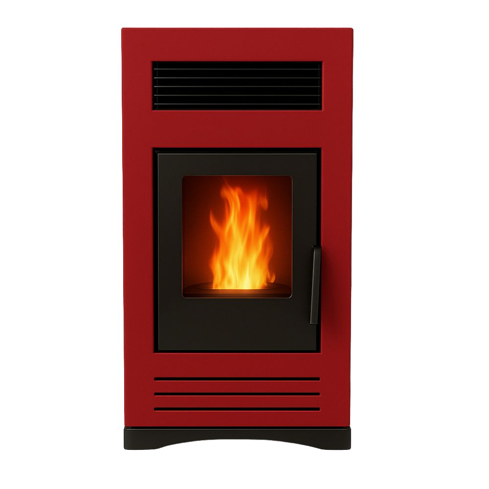 Estufa de pellets Mytherm Angela TA 12 PRO roja, 12kW | Estufas de pellets |  |