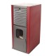 Estufa de pellets con caldera y ventilador Mytherm IOLI TSA 18 roja, 18kW | Hidroestufas de pellets | Estufas de pellets |