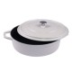 Olla poco profunda de hierro fundido Hosse, Ivory, Ф28 | Olla de hierro fundido |  |