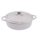 Olla poco profunda de hierro fundido Hosse, Ivory, Ф28 | Olla de hierro fundido |  |