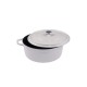 Olla profunda de hierro fundido Hosse, Ivory, Ф12 | Olla de hierro fundido |  |