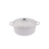 Olla profunda de hierro fundido Solagio, Ivory, Ф12