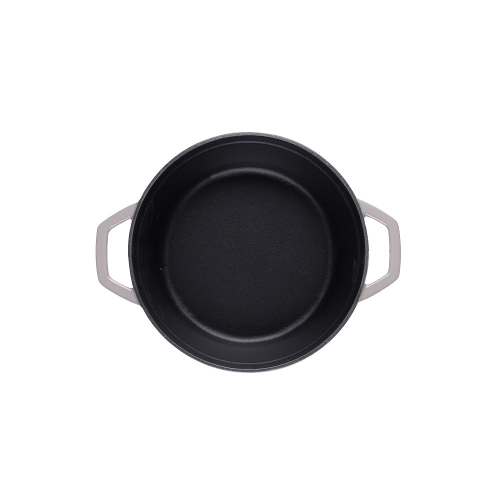 Olla profunda de hierro fundido Hosse, Ivory, Ф12 | Olla de hierro fundido |  |