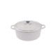Olla profunda de hierro fundido Hosse, Ivory, Ф12 | Olla de hierro fundido |  |