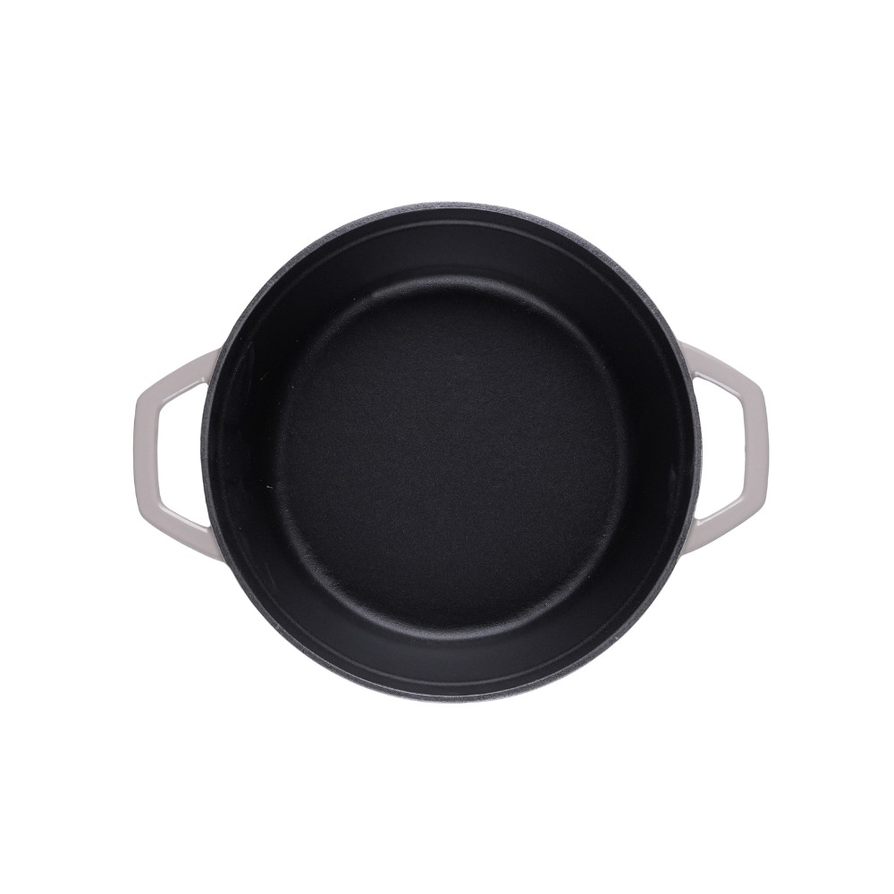 Olla profunda de hierro fundido Hosse, Ivory, Ф20 | Olla de hierro fundido |  |