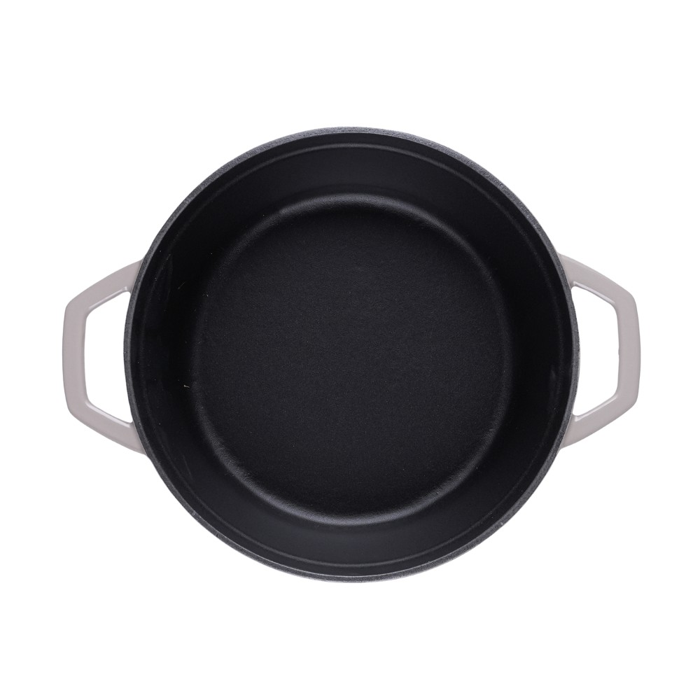 Olla profunda de hierro fundido Hosse, Ivory, Ф28 | Olla de hierro fundido |  |