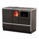 Cocina calefactora de pellets Alfa Plam Alfa Term 20 Pellet Antracita, 20kW | Cocinas de pellets | Pellets |