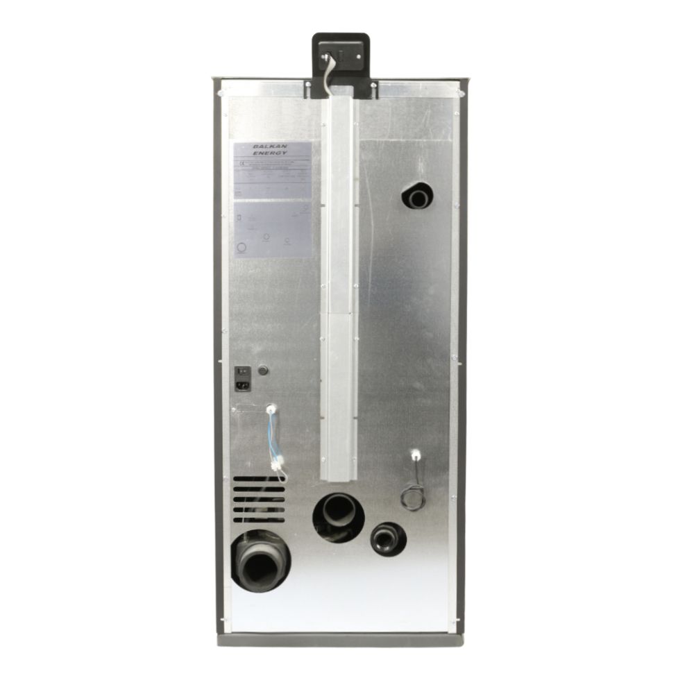 Estufa de pellets con caldera y ventilador Mytherm IOLI TSA 18 gris, 18kW | Hidroestufas de pellets | Estufas de pellets |