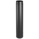 Tubo de chimenea de acero negro PARKANEX, longitud 1m, Ø130, Espesor 2mm | Tubos para chimeneas de leña | Chimeneas |