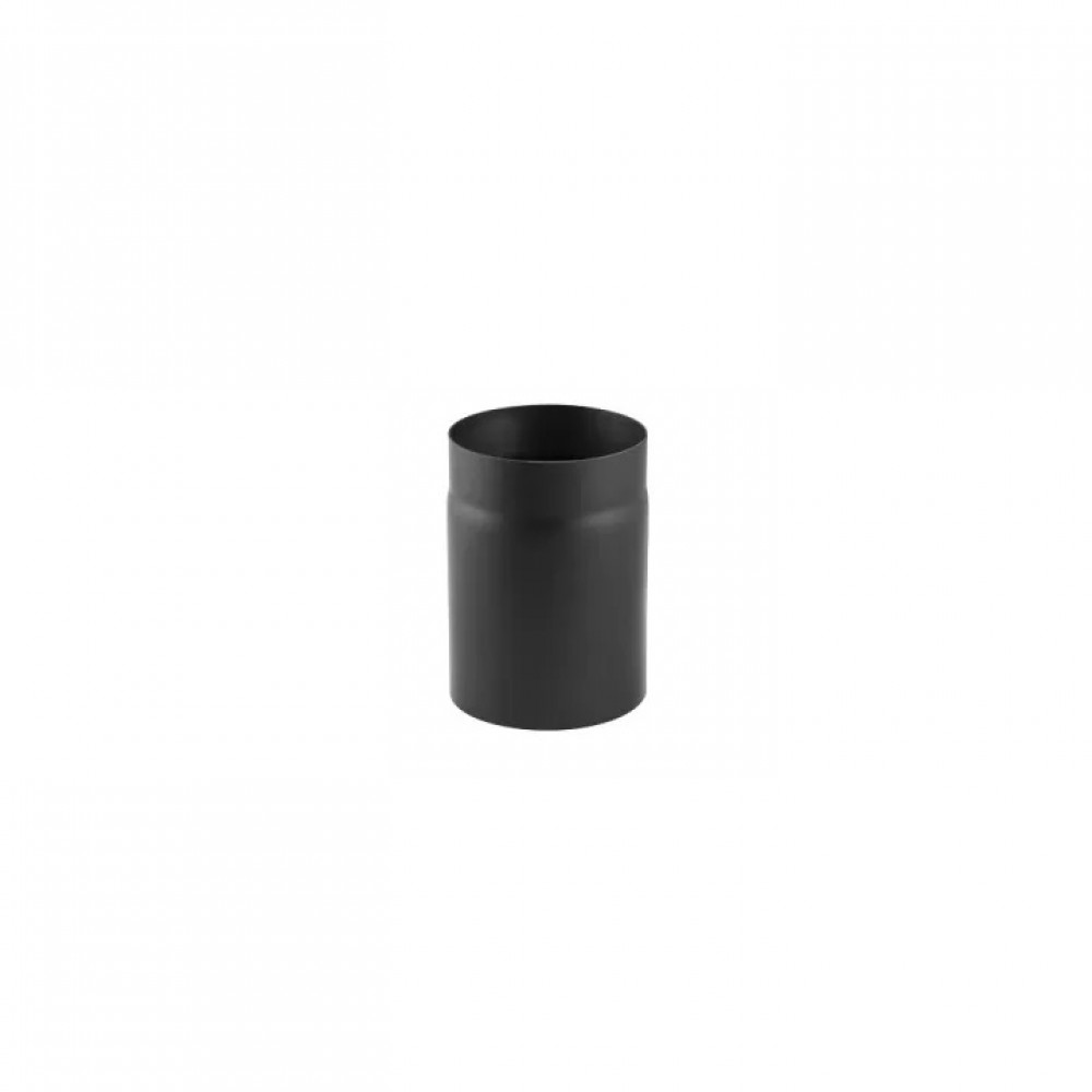 Tubo de chimenea de acero negro PARKANEX, longitud 0.25m, Ø150, Espesor 2mm | Tubos para chimeneas de leña | Chimeneas |