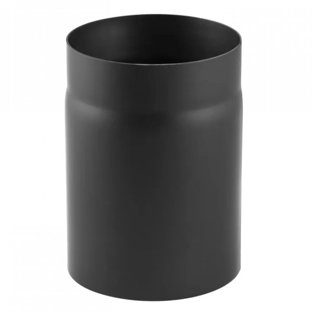 Tubo de chimenea de acero negro PARKANEX, longitud 0.25m, Ø150, Espesor 2mm | Tubos para chimeneas de leña | Chimeneas |