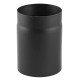 Tubo de chimenea de acero negro PARKANEX, longitud 0.25m, Ø150, Espesor 2mm | Tubos para chimeneas de leña | Chimeneas |