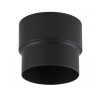 Adaptador tubo chimenea PARKANEX, Acero, Negro, Ø120-130, Espesor 2mm
