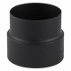 Adaptador tubo chimenea PARKANEX, Acero, Negro, Ø130-150, Espesor 2mm | Tubos para chimeneas de leña | Chimeneas |