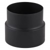 Adaptador tubo chimenea PARKANEX, Acero, Negro, Ø160-150, Espesor 2mm
