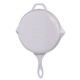 Sartén de hierro fundido esmaltado Hosse, Ivory, Ф28cm | Sartén plana de hierro fundido | Sartén de hierro fundido |