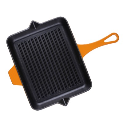 Sartén para parrilla de hierro fundido esmaltado Hosse, Dijon, 26x32cm - Hosse