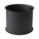 Rosetón doble de chimenea PARKANEX, Acero, Negro, 115mm, Ø150, Espesor 2mm | Tubos para chimeneas de leña | Chimeneas |