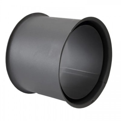 Rosetón doble de chimenea PARKANEX, Acero, Negro, 115mm, Ø150, Espesor 2mm - Comparación de Producto