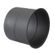 Rosetón de chimenea PARKANEX, Acero, Negro, Ø150, Espesor 2mm | Tubos para chimeneas de leña | Chimeneas |