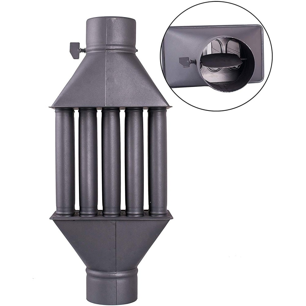 Intercambiador de calor de chimenea de estufa de leña, diámetro 130mm | Intercambiadores de calor de chimenea | Chimeneas |