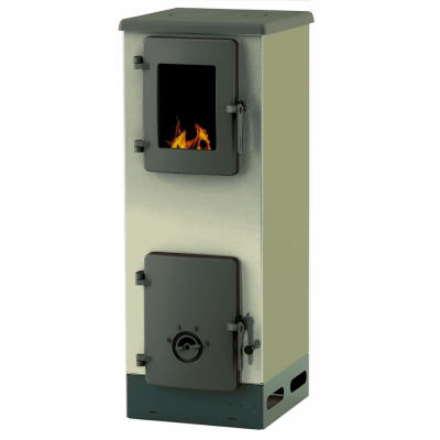 Estufa de leña Alfa Plam Vulkan S, Marfil, 4 kW - Comparación de Producto