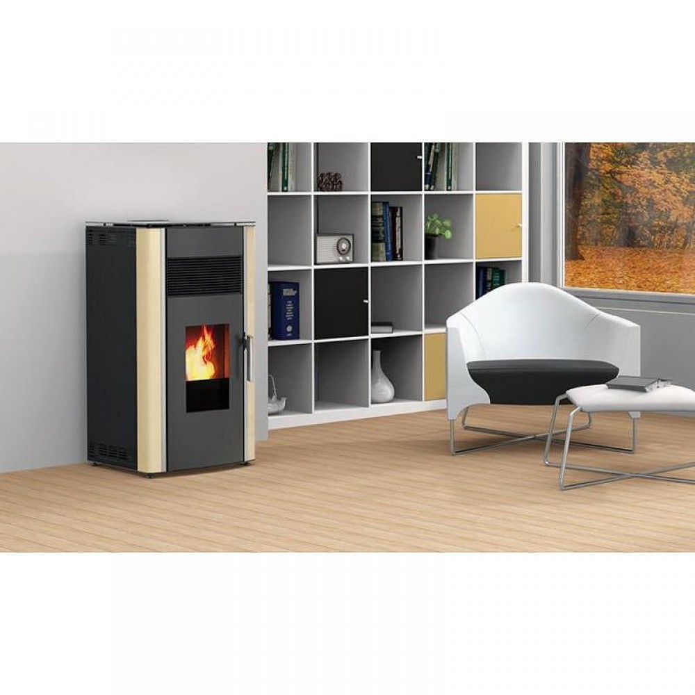 Estufa de pellets Alfa Plam Luca Marfil, 8kW | Estufas de pellets con aire | Estufas de pellets |