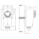 Termostato de contacto electromecánico Cewal, Caja de plástico | Thermostats | Control Devices |