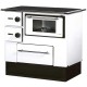 Cocina de leña Alfa Plam Regular 46 Blanca derecha, 5kW | Cocinas de leña | Leña |