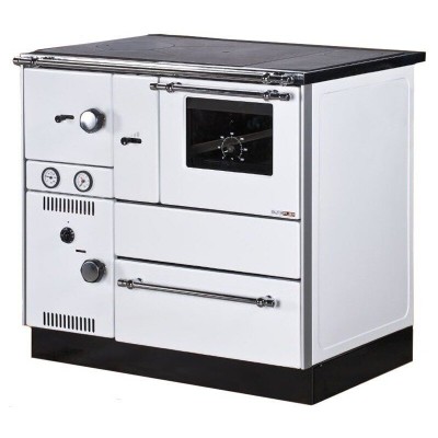 Cocina calefactora de leña Alfa Plam Alfa Term 27, 27.56kW - Comparación de Producto