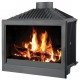 Cassette chimenea Victoria Burdeos (sin regulador de tiro), 14 kW | Chimeneas de leña modernas | Chimeneas de leña |