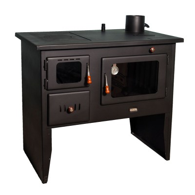 Cocina calefactora de leña Prity 1P41 W12, 16.1kW - Comparación de Producto