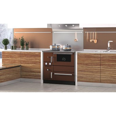 Cocina calefactora de leña Alfa Plam Alfa Term 20 Marrón, 23kW - Comparación de Producto