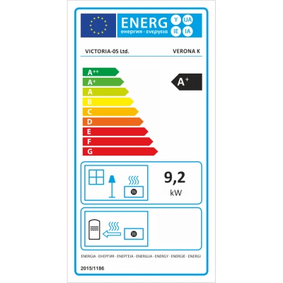 Estufa de leña Victoria Verona K, 9.2 kW - Victoria 05