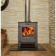 Estufa de leña Victoria Nero, Negro, 6 kW | Estufas de leña con aire | Estufas de leña |