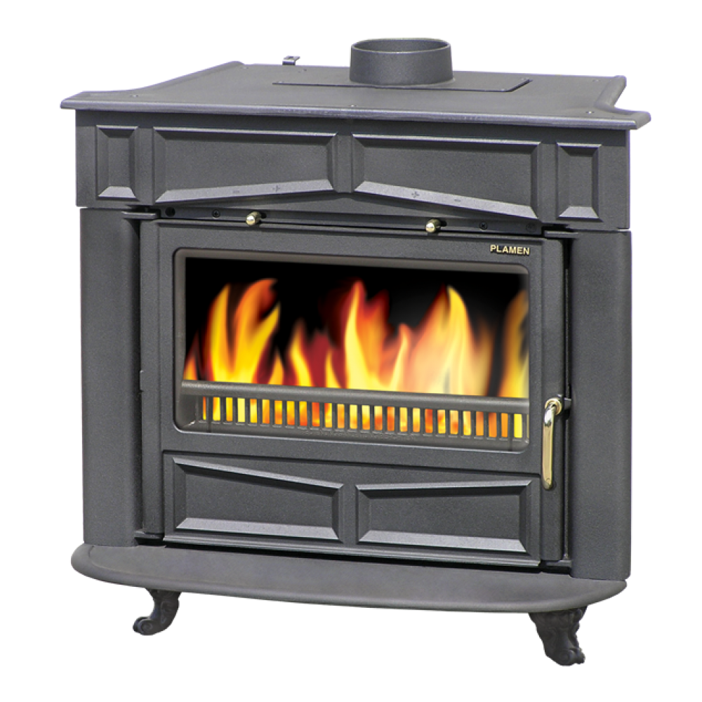 Estufa de leña Plamen Glas Franklin 11kW