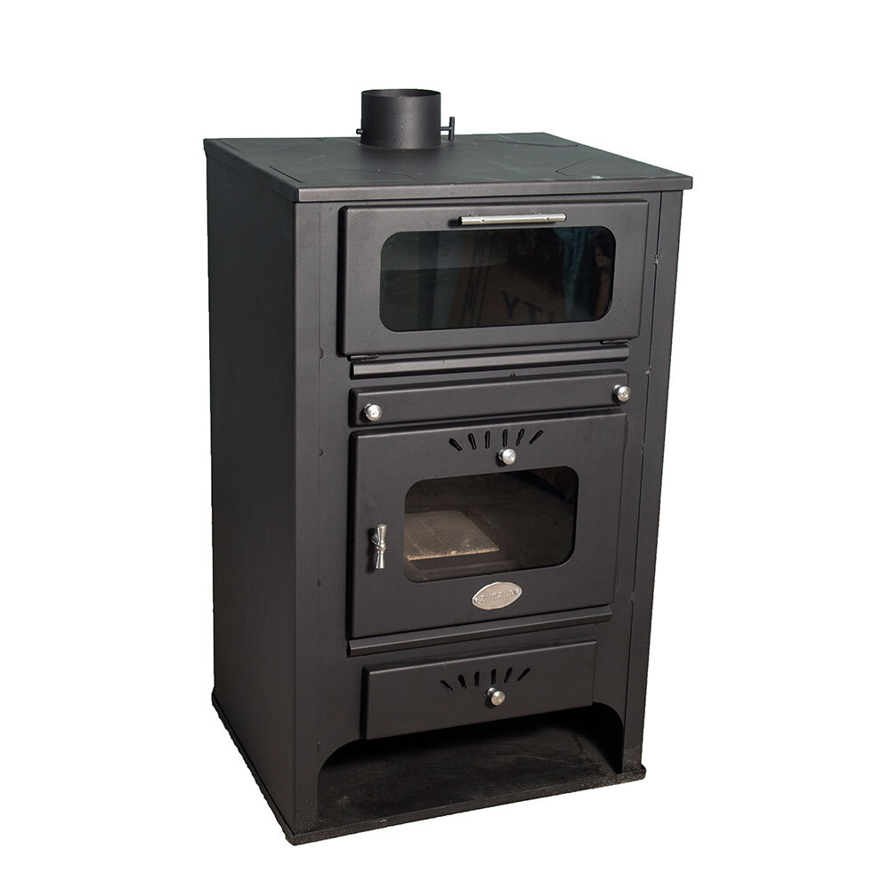 Hidroestufa de leña con horno Zvezda GF VR 16, 15.4kW | Hidroestufas de leña | Estufas de leña |