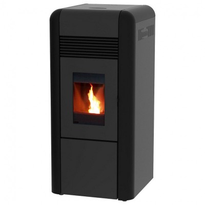 Hidroestufa de pellets Alfa Plam Dino Negro, 17kW - Comparación de Producto