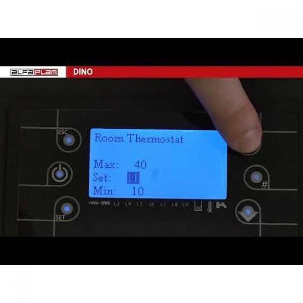 Hidroestufa de pellets Alfa Plam Dino Plata, 17kW | Hidroestufas de pellets | Estufas de pellets |