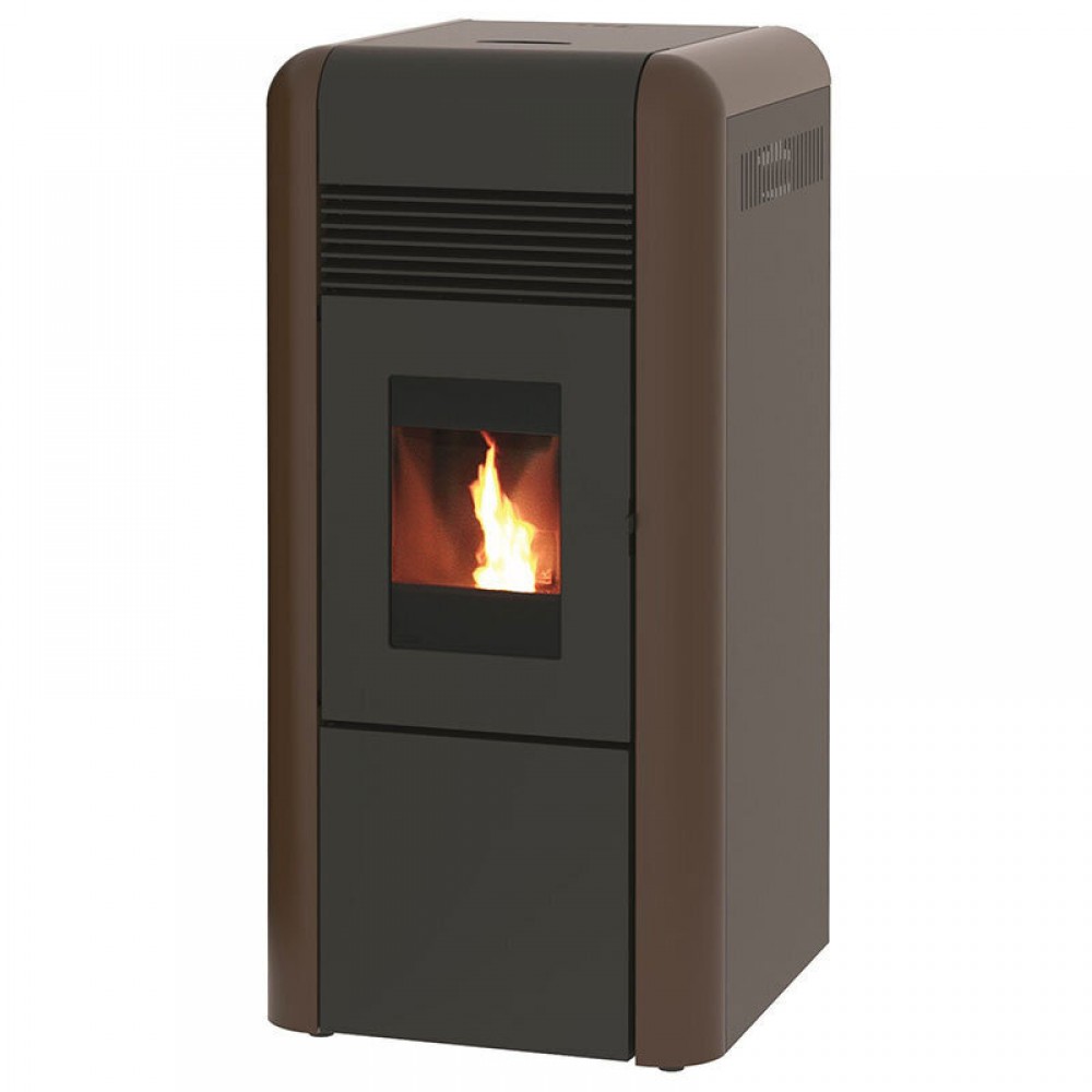 Hidroestufa de pellets Alfa Plam Dino 27 Marrón, 27kW | Hidroestufas de pellets | Estufas de pellets |
