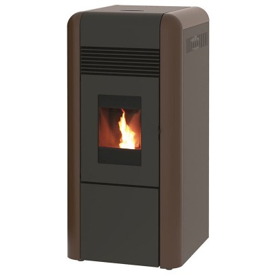 Hidroestufa de pellets Alfa Plam Dino 27 Marrón, 27kW - Comparación de Producto