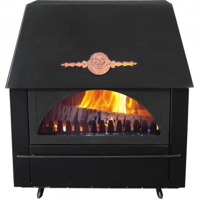 Hidroestufa de leña Alfa Plam Rustikal E, 14 kW - Alfa-Plam