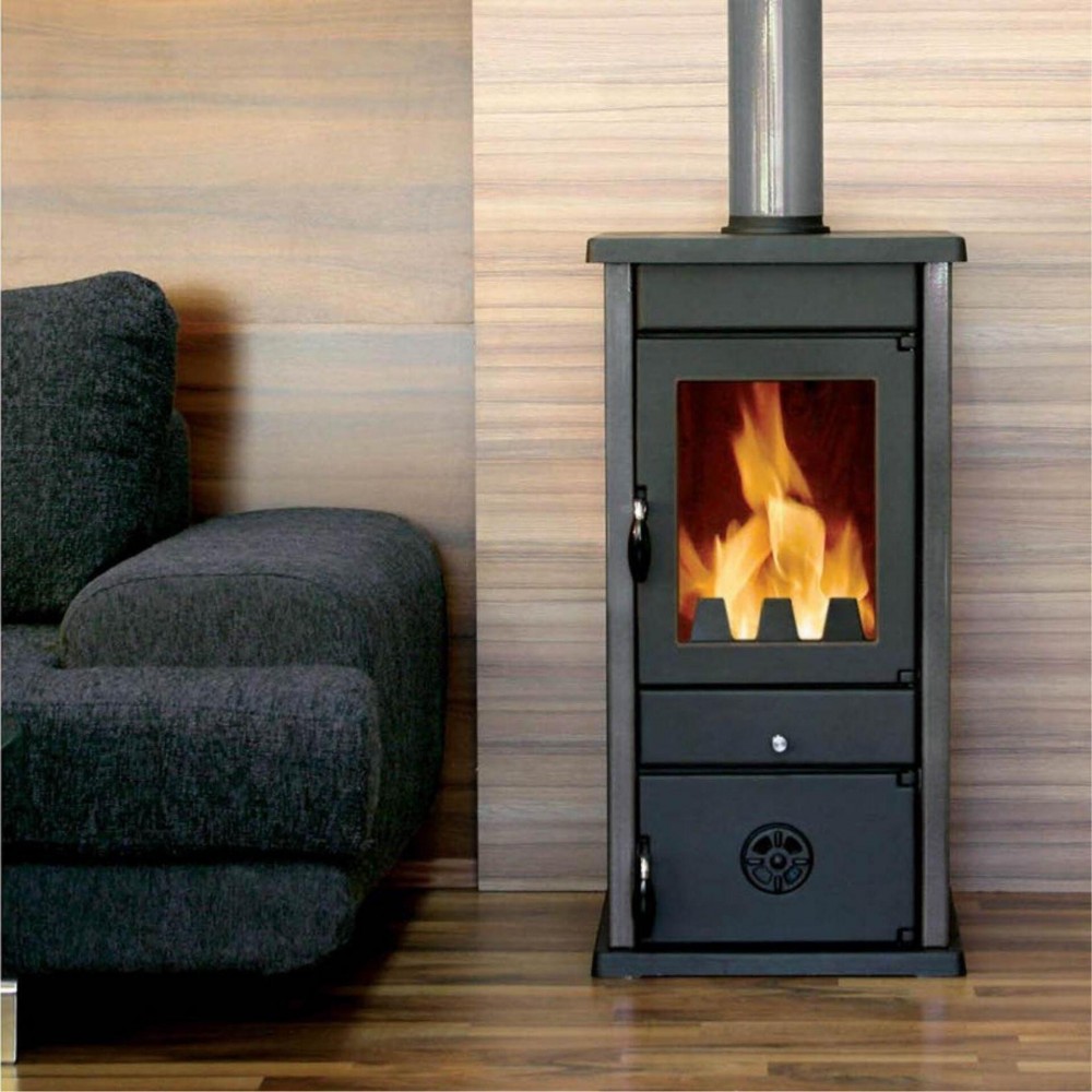 Hidroestufa de leña MBS Thermo Vesta, Negro, 9 kW | Hidroestufas de leña | Estufas de leña |