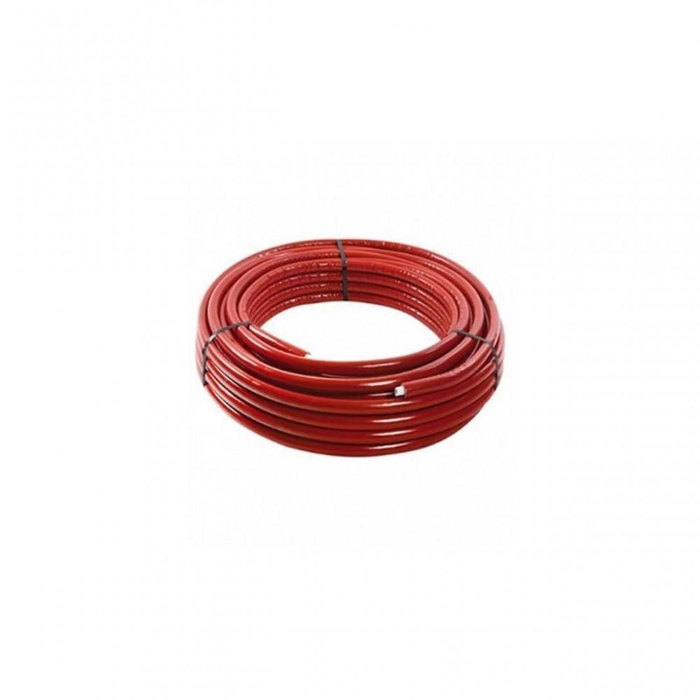 Tubería multilaminar Pex/Al/Pex con aislamiento rojo | Instalación | Radiadores |