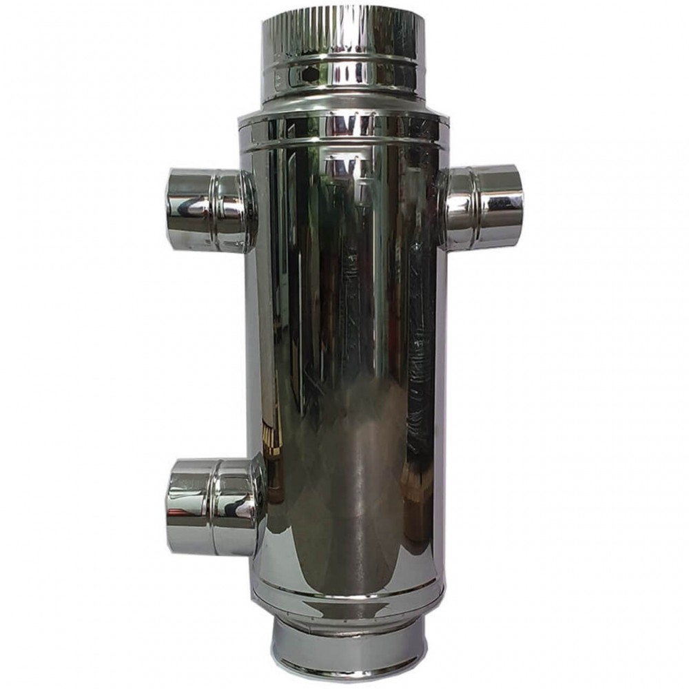 Intercambiador de calor de chimenea, Acero inoxidable AISI 430, Diámetro 180mm | Intercambiadores de calor de chimenea | Chimeneas |