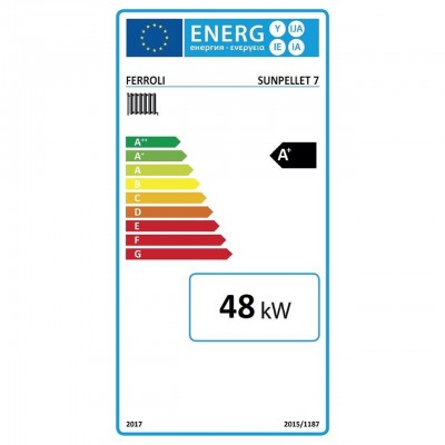 Caldera de pellets (conjunto) Ferroli SUN PELLET 7, 48 KW - Ferroli