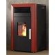Hidroestufa de pellets Alfa Plam Commo 12 Rojo, 12kW | Hidroestufas de pellets | Estufas de pellets |