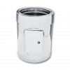 Elemento de inspección de doble pared, Acero inoxidable AISI 304, Recto, Aislado, Ф200-250