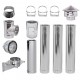 Kit chimenea Acero inoxidable Aislada Ф150 (diámetro interior), 4,7m | Chimeneas (conjuntos) | Chimeneas |